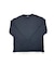 タテ畝ストレッチポンチ フェイクレイヤード クルーネックＴシャツ （長袖）