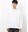 タテ畝ストレッチポンチ フェイクレイヤード クルーネックＴシャツ （長袖）