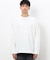 タテ畝ストレッチポンチ フェイクレイヤード クルーネックＴシャツ （長袖）