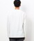 タテ畝ストレッチポンチ フェイクレイヤード クルーネックＴシャツ （長袖）