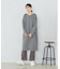 ジャカード ストレッチ セミフレアパンツ