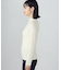 ベーシックリブ　ハイネックニット