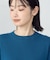 袖ボタン　ベーシックニット