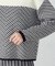 ヘリンボーン柄ニット / セットアップ対応