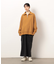 ワッフル　ハーフジップ　プルオーバー