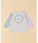 サークルプリント長袖Tシャツ(ベビーサイズ)