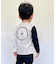 サークルプリント長袖Tシャツ(ベビーサイズ)
