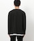 タテ畝ストレッチポンチ  フェイクレイヤード キーネックＴシャツ（長袖）