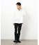 タテ畝ストレッチポンチ  フェイクレイヤード キーネックＴシャツ（長袖）