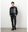 カラーブロック パッチワーク クルーネックＴシャツ（長袖）