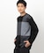 カラーブロック パッチワーク クルーネックＴシャツ（長袖）