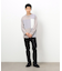 カラーブロック パッチワーク クルーネックＴシャツ（長袖）