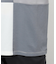 カラーブロック パッチワーク クルーネックＴシャツ（長袖）