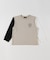 サークルプリント長袖Tシャツ