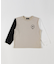サークルプリント長袖Tシャツ