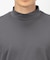 コットンスムース モックネックＴシャツ  （長袖）