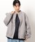 微起毛　ジャージ　スタンドカラーブルゾン