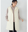 キルティング　ロングジレ