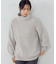 ラメモール　オフタートルネックニット