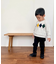 アーガイルモチーフ 長袖トレーナー(ベビーサイズ)