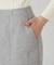 フラノ調ジャージー タイトスカート