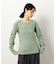 ランダムリブ　クルーネックＴシャツ　（長袖）