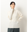 コットン ランダムリブ　ハイネックＴシャツ（長袖）