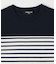 切り替えボーダーＴシャツ
