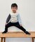 3本針ステッチ ベーシックロゴトレーナー(ベビーサイズ)