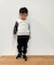 3本針ステッチ ベーシックロゴトレーナー(ベビーサイズ)