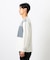 カラーブロック パッチワーク クルーネックＴシャツ