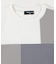 カラーブロック切り替えTシャツ