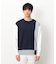 ストライプコンビ デザインＴシャツ