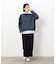 ネップ　クルーネックニット