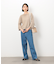 鹿の子編み　ミックスニット