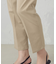 【美しいベーシックパンツ】ストレッチテーパードパンツ