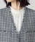 ファンシーツイード　ロングジレ