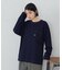 スラブ天竺ポケットロングＴシャツ