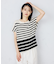 【ウォッシャブル】　前後２ＷＡＹ フレンチスリーブニットＴシャツ