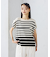 【ウォッシャブル】　前後２ＷＡＹ フレンチスリーブニットＴシャツ