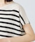 【ウォッシャブル】　前後２ＷＡＹ フレンチスリーブニットＴシャツ