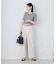【アンサンブル対応】クロップド丈 リブＴシャツ