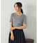 【アンサンブル対応】クロップド丈 リブＴシャツ