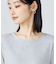 【アンサンブル対応】クロップド丈 リブＴシャツ