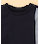 ストライプコンビデザイン 長袖Ｔシャツ(ベビーサイズ)
