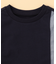 ストライプコンビデザイン 長袖Ｔシャツ(ベビーサイズ)