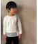 ストライプコンビデザイン 長袖Ｔシャツ(ベビーサイズ)