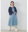 デイリーリラックス ノースリーブワンピース デニム