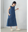 デイリーリラックス ノースリーブワンピース デニム