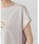 水彩タッチ 花プリントＴシャツ